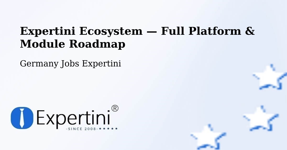 Expertini Ecosystem — Full Platform & Module Roadmap – Bark