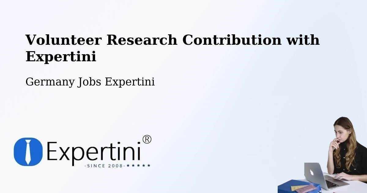 Volunteer Research Contribution Program – Bark - Germany Jobs Expertini